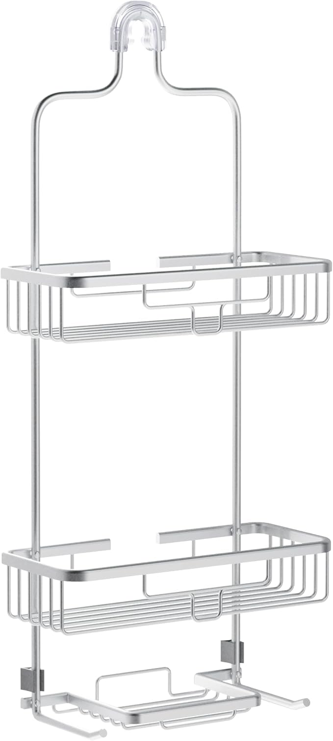 Zenna Home Rustproof Hanging Shower Caddy, Over the Shower Head Caddy - Image 10