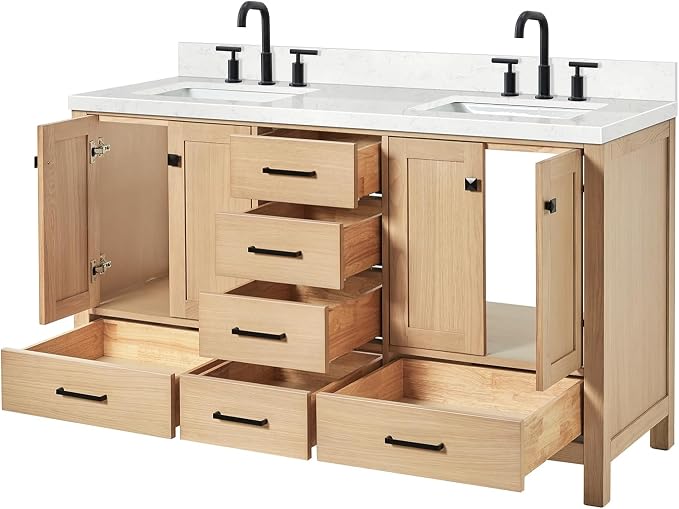 ARIEL 60'' Bathroom Vanity - Image 8