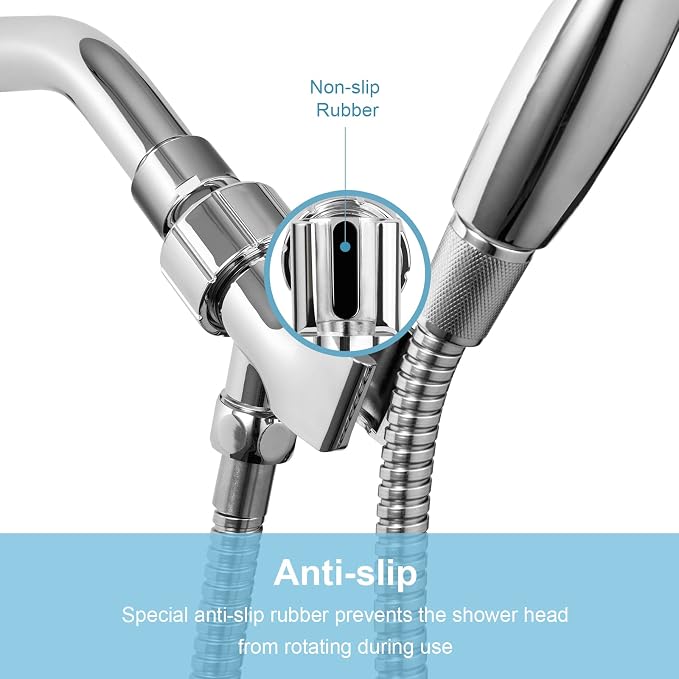 OFFO Shower Head Holder with Solid Metal Ball Joint - Image 5
