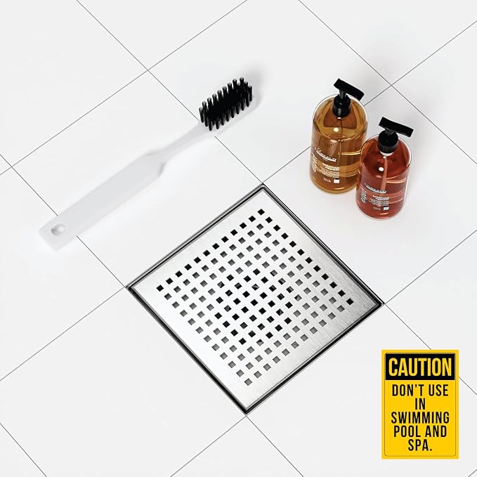 Neodrain 6-Inch Square Shower Drain - Image 6