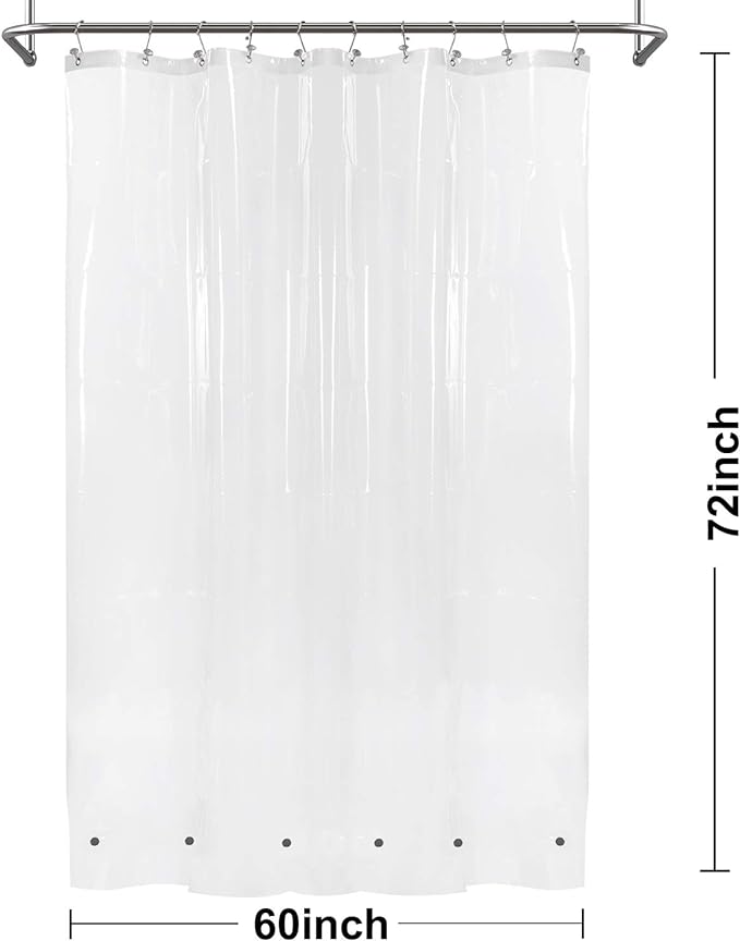 Barossa Design 60 x 72 Inches Shower Curtain Liner - Image 7