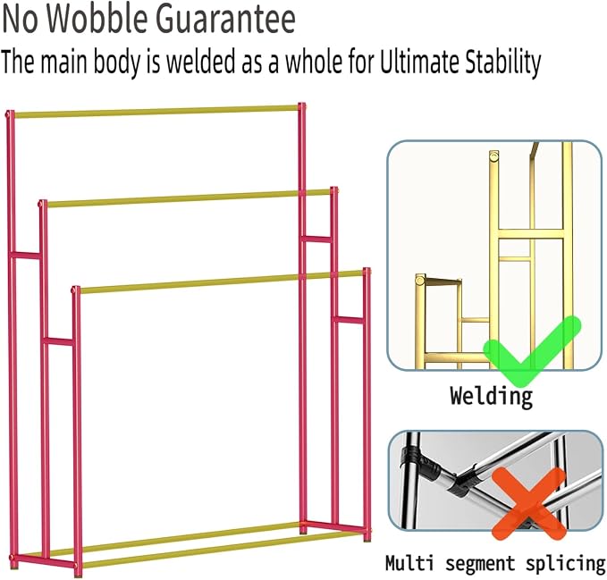 3 Tier Standing Towel Rack - Image 4