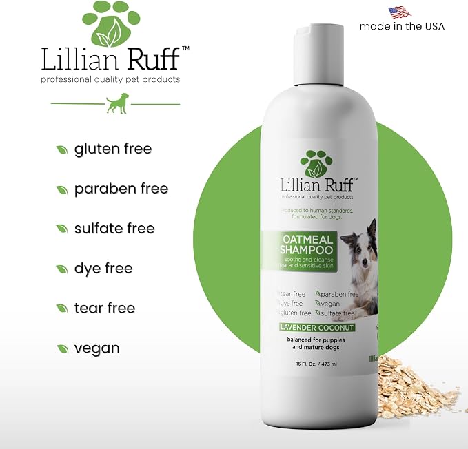 Lillian Ruff PRO Formula Deodorizing Oatmeal Dog Shampoo - Image 5
