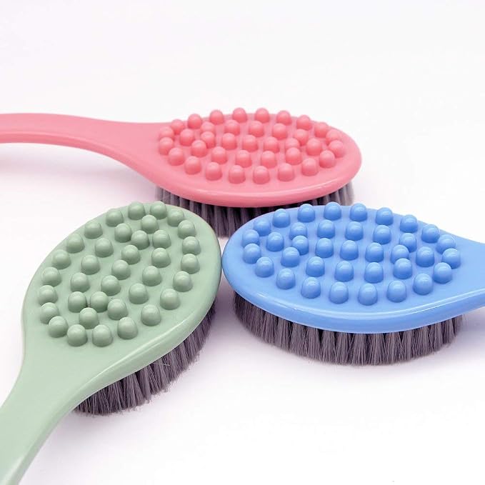 Long Handle Bath Brush for Shower-Soft & Comfortable Dry Skin Body Massage - Image 5