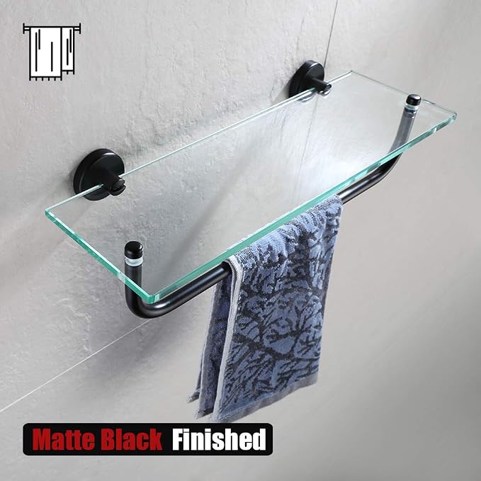 JQK Bathroom Glass Shelf, Shelf - Image 5