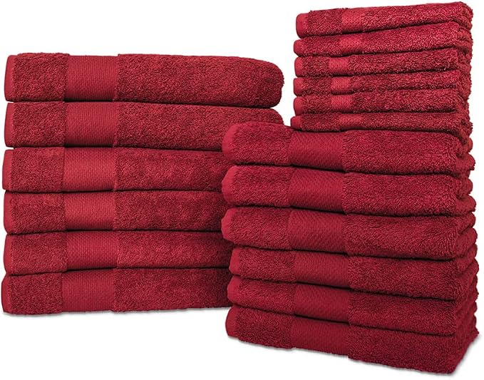 Hencely 18-Piece Bath Towel Set by HENCELY