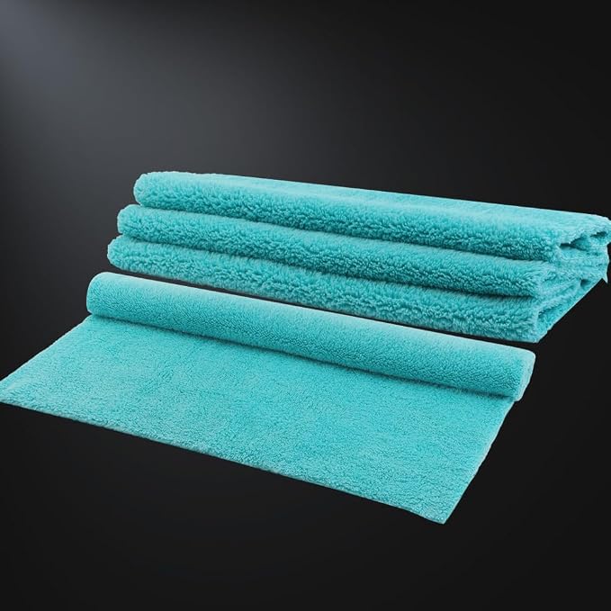 SPTA Microfiber Drying Towel Car Wash Drying Towel, 6 Pack Super Plush Edgeless - Image 2