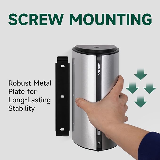 29fl.oz/850ml Commercial Automatic Liquid Soap Dispenser Wall-Mounted Large - Image 4