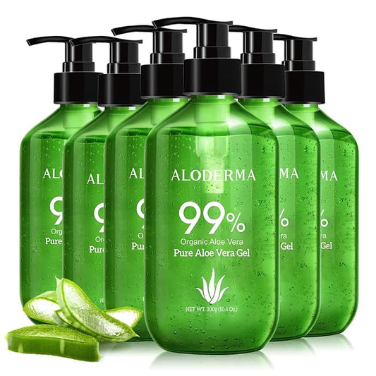 Aloderma 99% Organic Aloe Vera Gel Made within 12 Hours of Harvest by ALODERMA