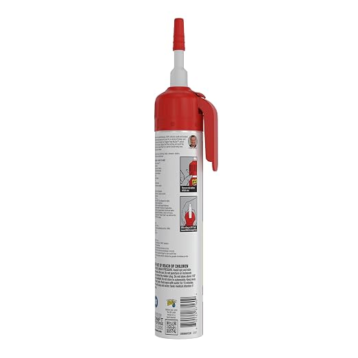 Flex Caulk, Waterproof & Weatherproof Sealant, Baseboards, 6.5 oz - Image 3