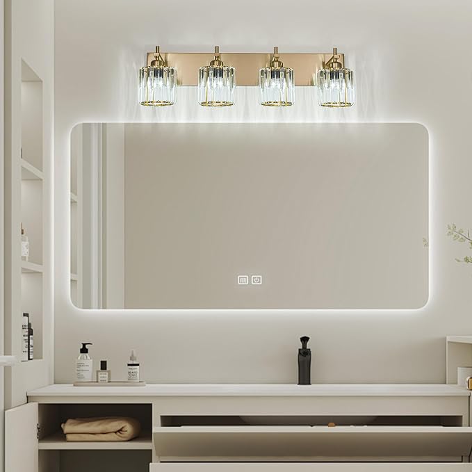 Modern Crystal Bathroom Vanity Lights, Crystal Wall Lighting - Image 6