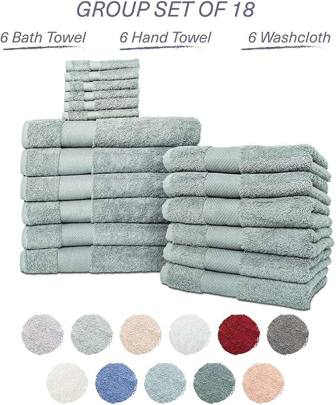Hencely 18-Piece Bath Towel Set - Image 4