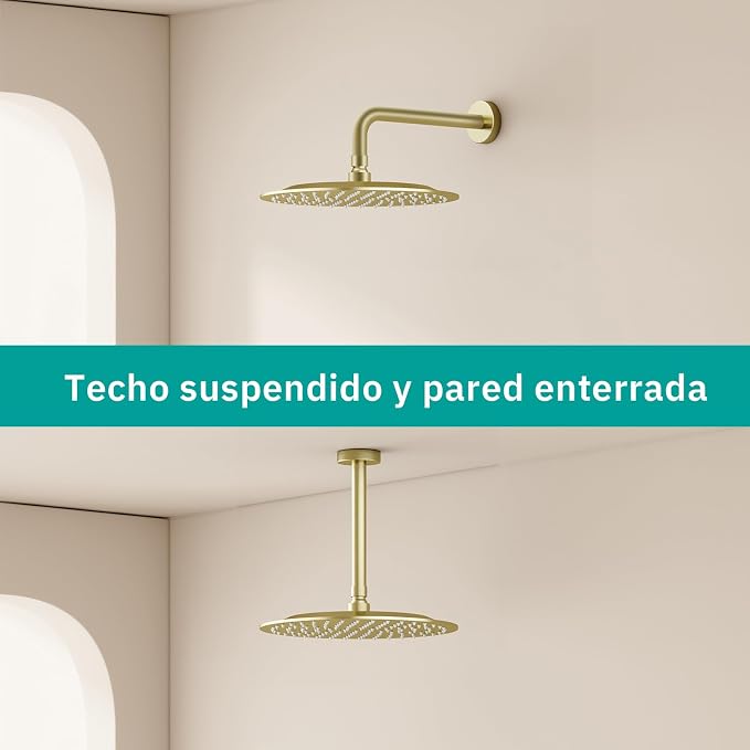 All Metal Rain Shower Head - Image 8