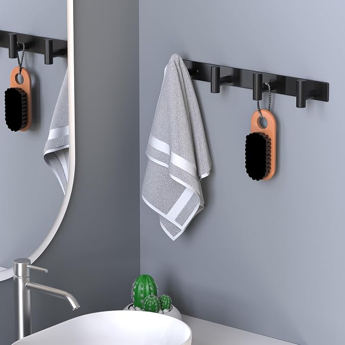 HUFEEOH Coat Rack Wall Mount, Heavy Duty Wall Hooks Towel Hooks - Image 6