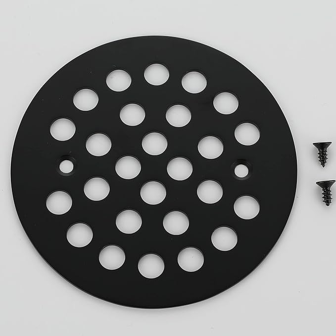 4-1/4 Inch Screw-in Shower Drain Cover Replacement Floor Strainer - Image 6