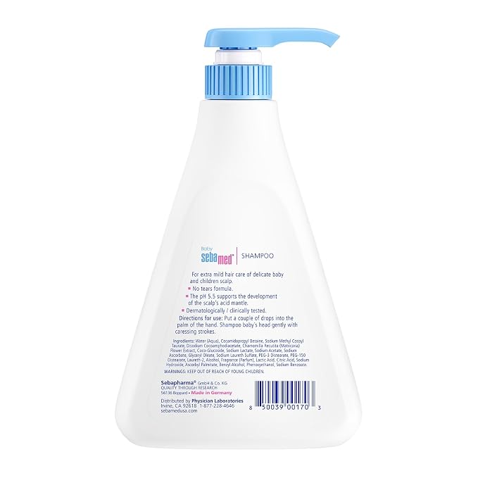 SEBAMED Children's Baby Shampoo Extra Mild Cleanser - Image 2