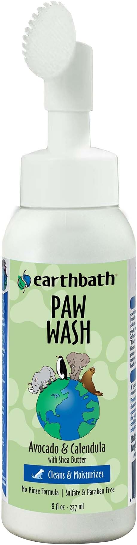 earthbath Paw Wash with Scrubber Brush by earthbath