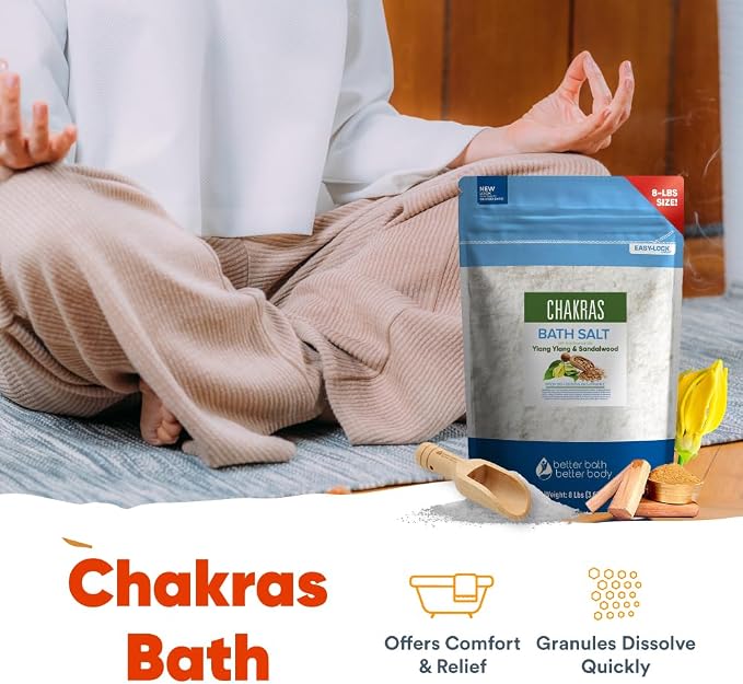 Chakras Bath Salt 128 Ounces Epsom Salt - Image 6