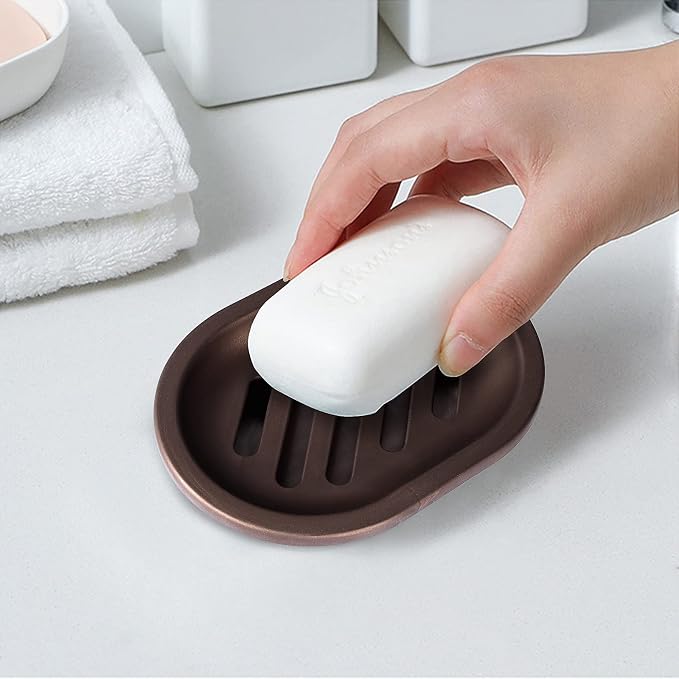 Topsky 2 Pcs Soap Dish for Shower, Double Layer Draining Soap Box - Image 6