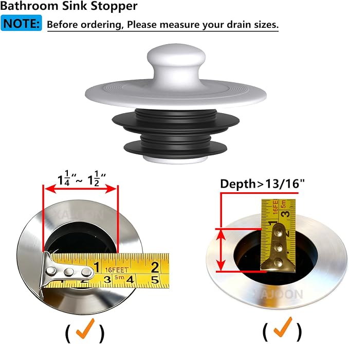Bathtub Drain Stopper, Bathroom Sink Stopper，Drain Stopper, Sink Plug, Drain - Image 9