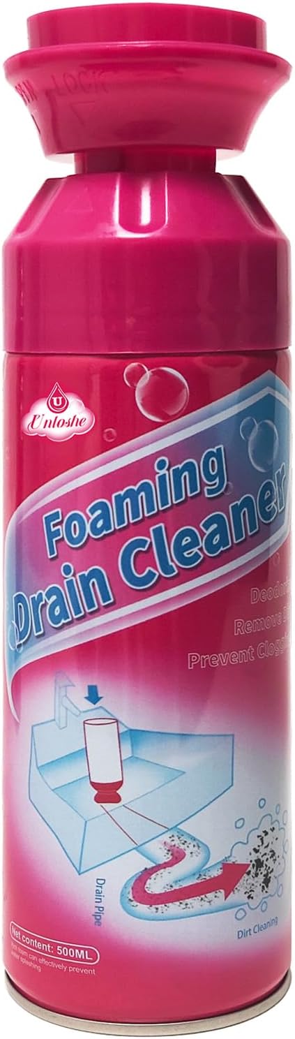 Drain Cleaner, Foaming Drain Cleaner and Deodorizer, Drains Clog Remover by Unloshe