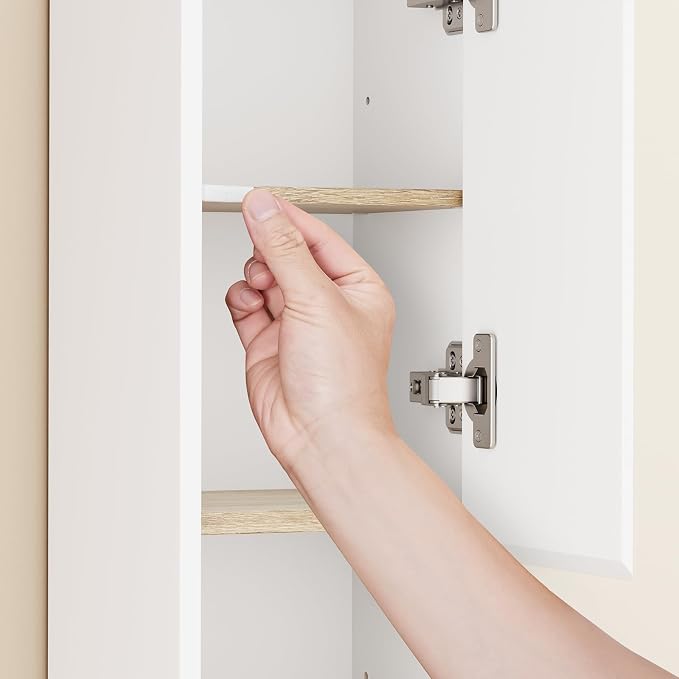 SoBuy Bathroom Narrow Storage Cabinet Skinny Tall Unit - Image 5