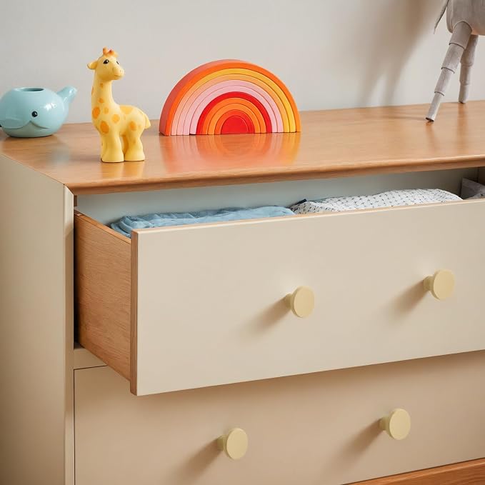 Ravinte 25 Pack Cabinet Knobs Sandy Gold Kitchen Cabinet Knobs Round Dresser - Image 4
