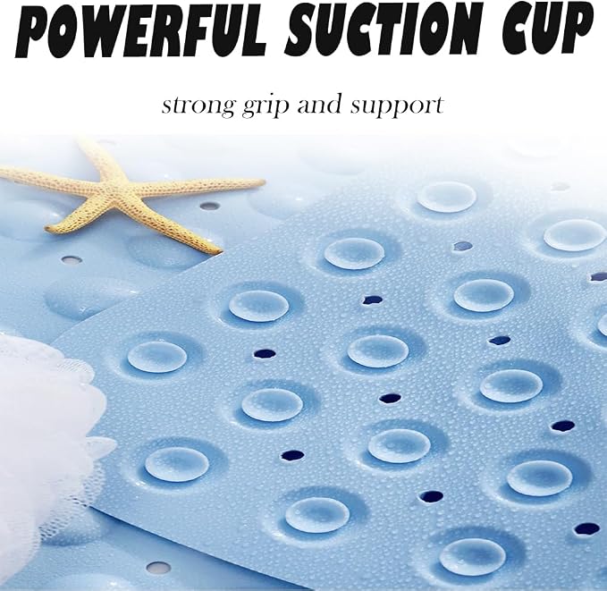 Mrcrypos Corner Shower Mats 25.5 x 25.5 Inches Bath Mat - Image 4