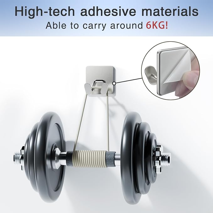 Adhesive Shower Hooks for Inside - Image 4