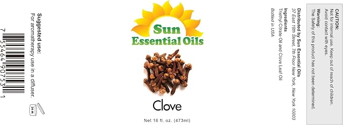 Sun Essential Oils – 16 oz Clove Essential Oil - Image 2