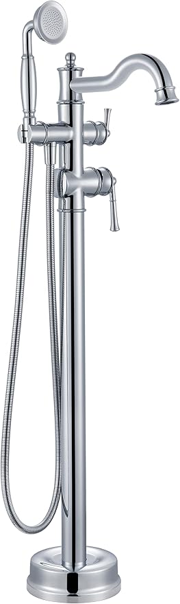 Freestanding Floor Mount Tub Filler by WINKEAR