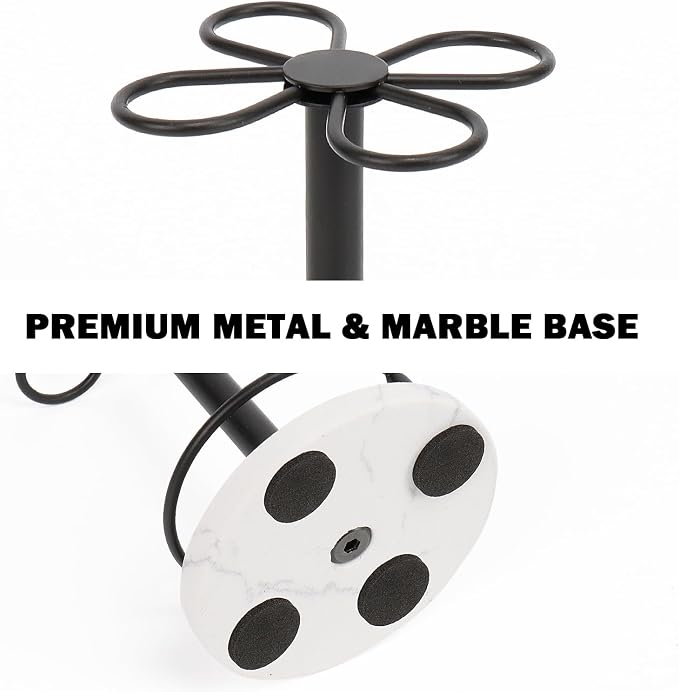 HarJue Toothbrush Holder Stand for Bathroom, Metal Toothbrush Organizer - Image 6