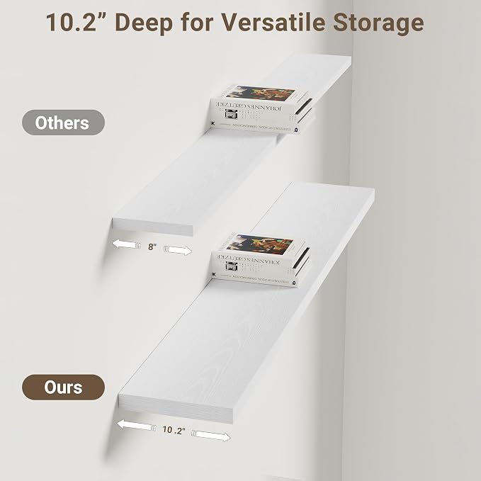 Vivelove 10 in Deep Floating Shelves - Image 4