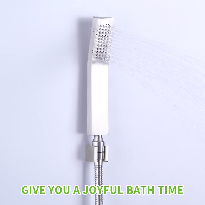 Angle Simple Shower Head Holder, Brass Shower Wand Bracket, Handheld Sprayer - Image 8