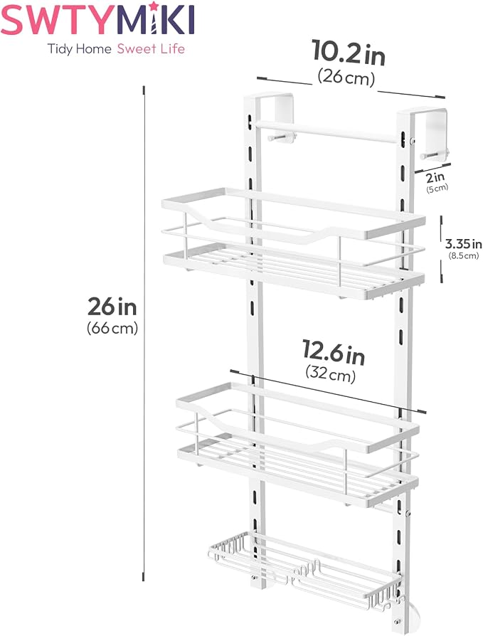 SWTYMIKI Over the Door Shower Caddy - Image 7