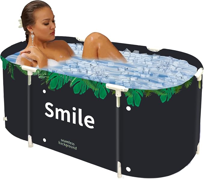 BESTHLS Portable Bathtub for Adult, Foldable Bathtub Folding Soaking Bath Tub - Image 9