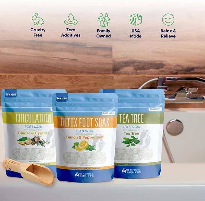 Foot Soak Salts Bundle 3 Pack - Image 4