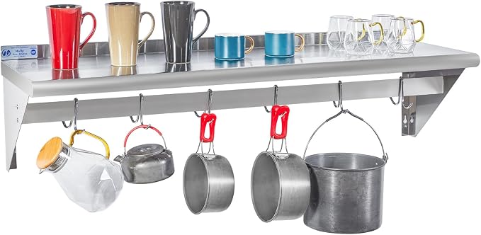 Hally Stainless Steel Shelf by HallySinksTablesH