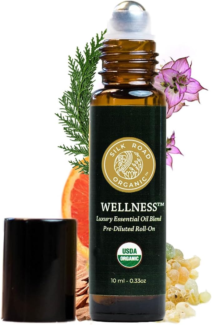 Silk Road Organic Wellness Essential Oil Vitality Blend Roll On by SILKROADORGANIC