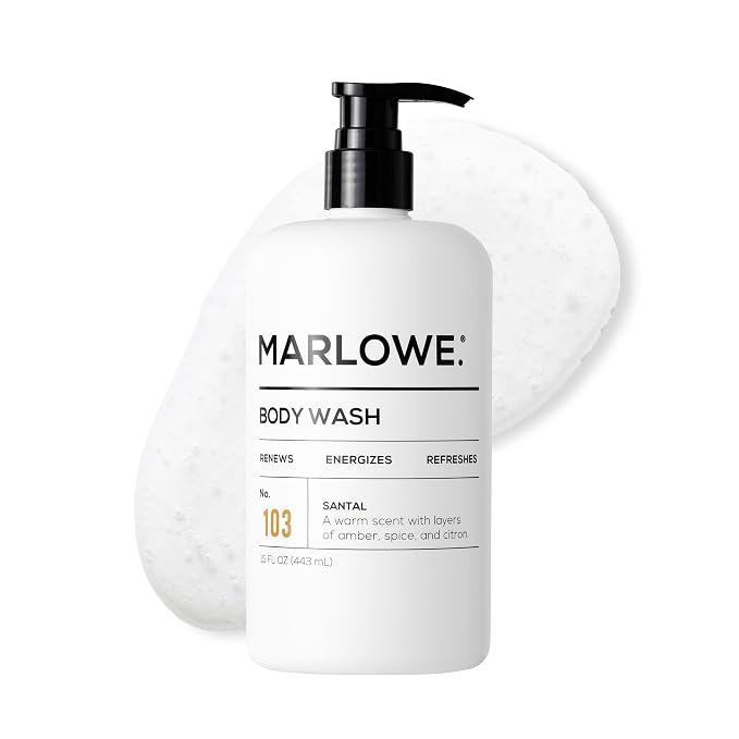 MARLOWE. No. 103 Body Wash 15 oz Pump, Energizing & Refreshing Shower Gel by MARLOWE.