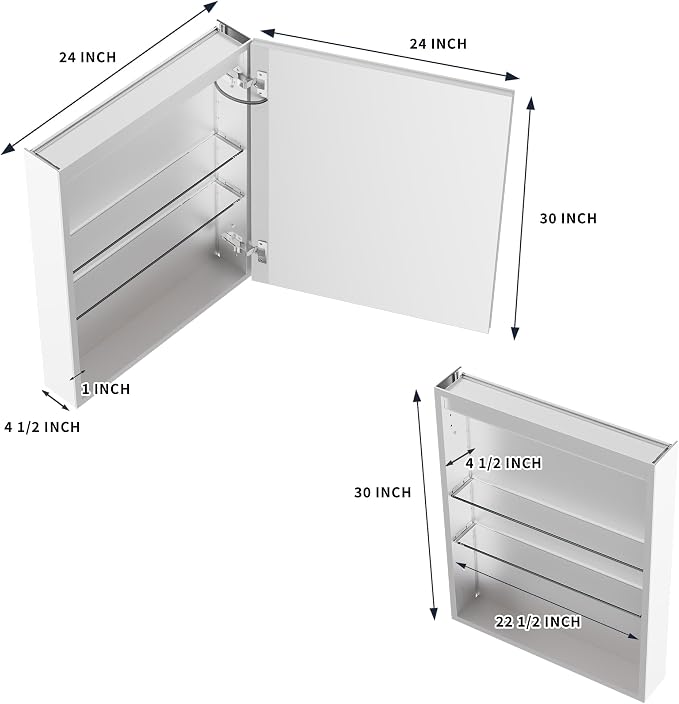 GroGro Lighted Medicine Cabinet - Image 2