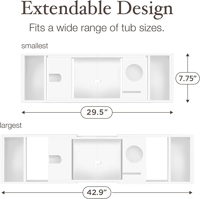 Wooden Bathtub Tray - Image 7