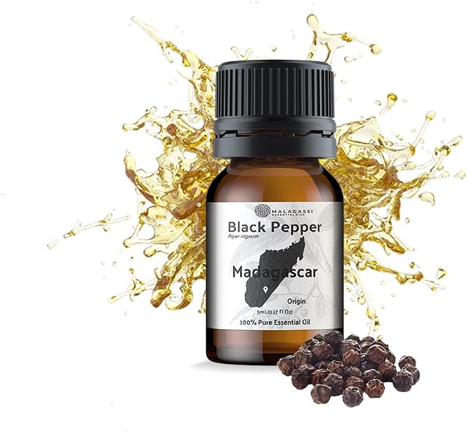 Black Pepper Essential Oil by NaturePackaged
