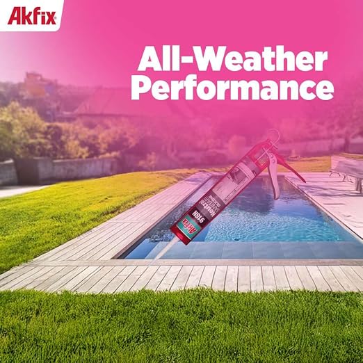 Akfix 918N Black 100% Silicone Caulk - Image 6