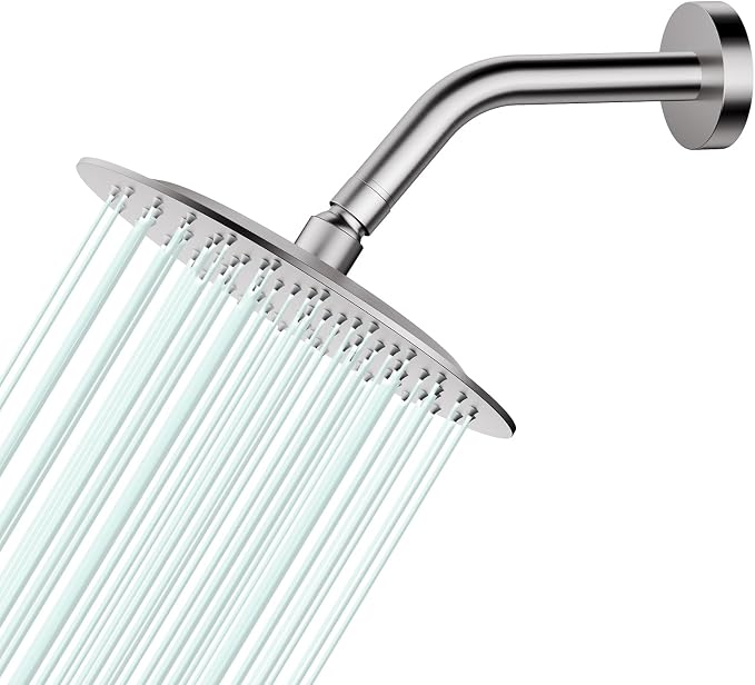 All Metal Rain Shower Head by AULEEND
