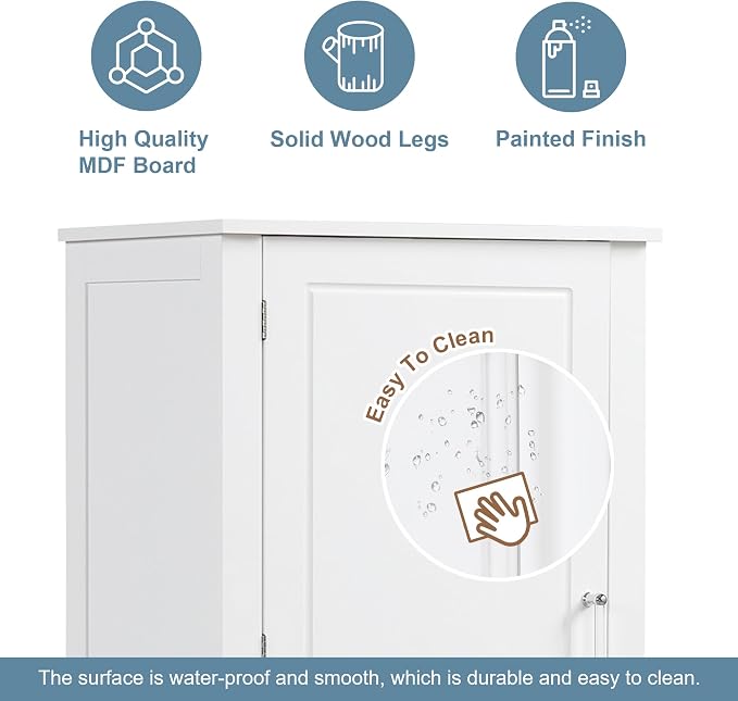 Tall Bathroom Storage Cabinet - Image 6