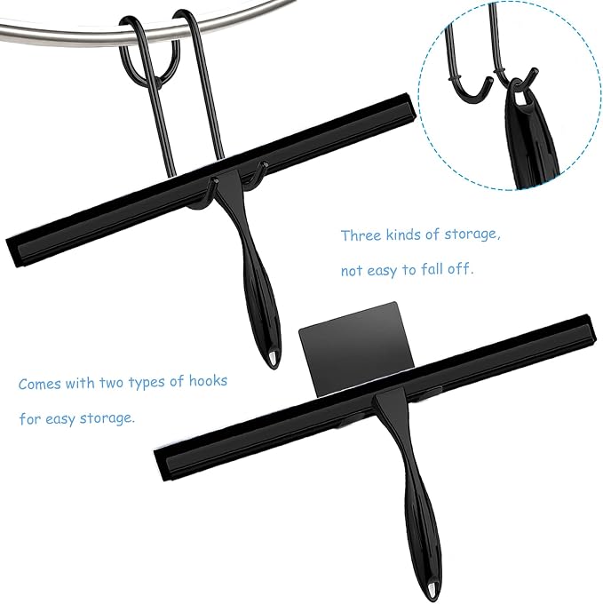 Shower Squeegee for Glass Doors, 14 Inches Bathroom Squeegee - Image 5