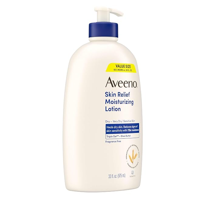 Aveeno Skin Relief Moisturizing Lotion Heals Very Dry, Sensitive Skin, - Image 6
