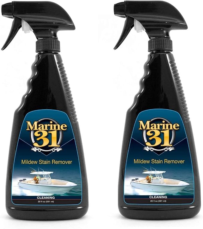 Marine 31 Mildew Stain Remover & Cleaner | Removes Stains from Boats, Bathrooms by Marine31