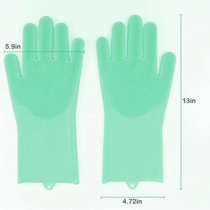 Pet Grooming Gloves, Dog Bathing Gloves - Image 6